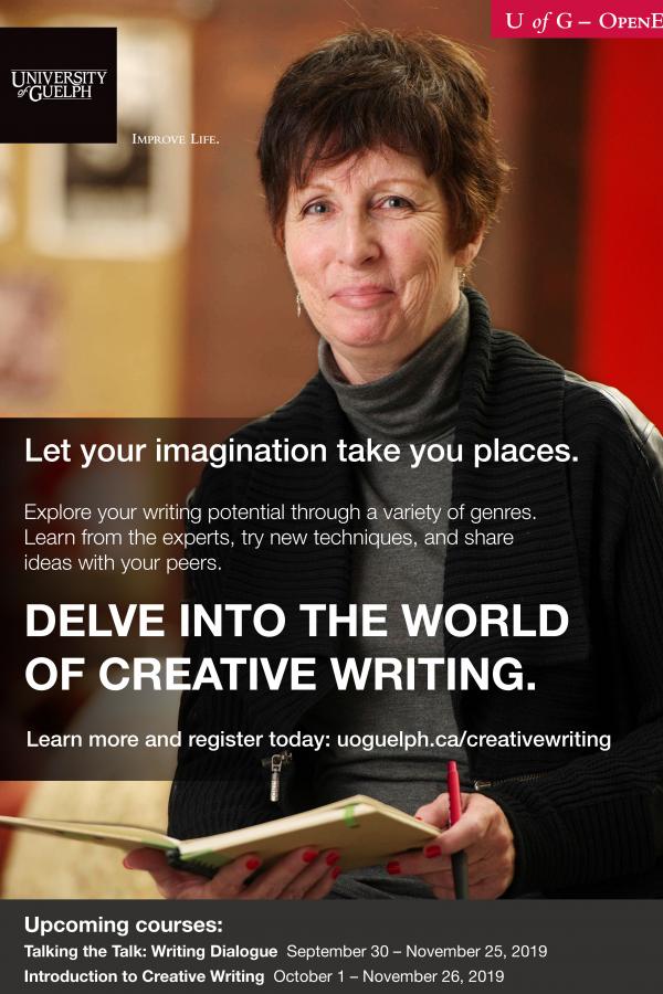 university of guelph creative writing faculty