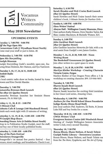 May 2018 Newsletter