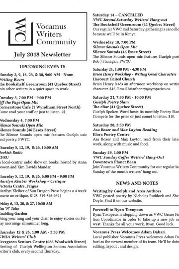 July 2018 Newsletter