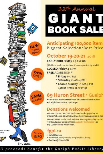Giant Book Sale Poster